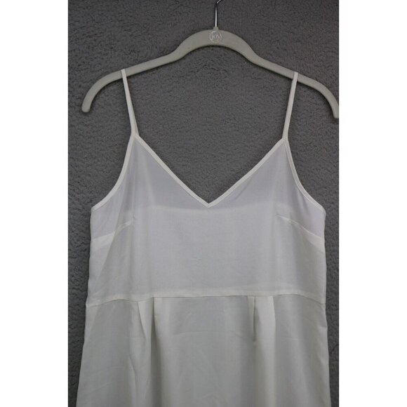 Slip Dress Empire Waist Side Slits-Size Small - Picture 3 of 8